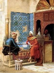 unknow artist Arab or Arabic people and life. Orientalism oil paintings  300 oil painting image